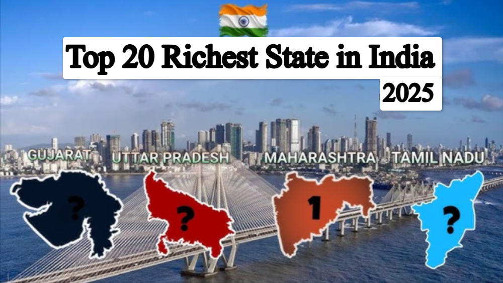 Top 20 Richest State in India