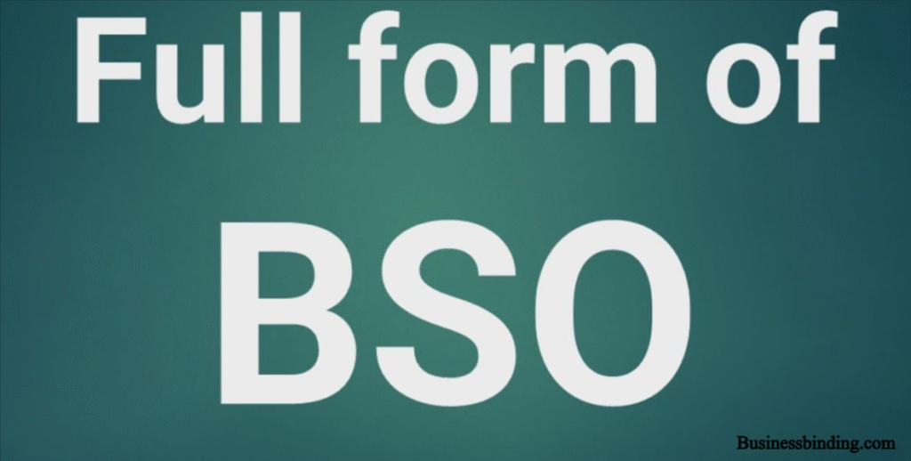 What is BSO Full Form in Banking?
