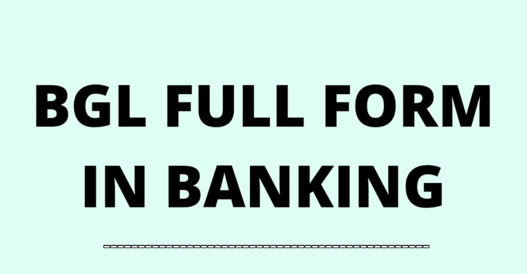 BLG full form in banking