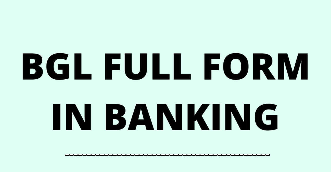 BLG full form in banking